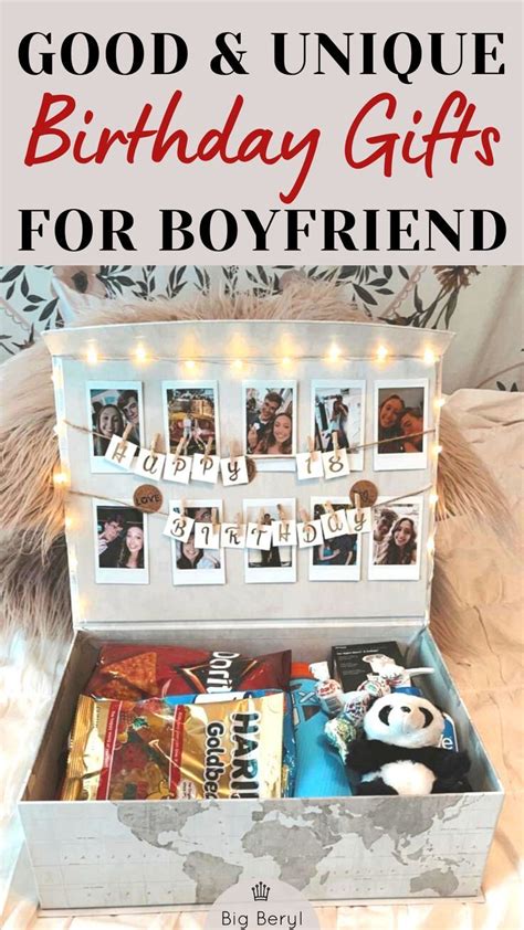 what present to buy for a boyfriend on his birthday